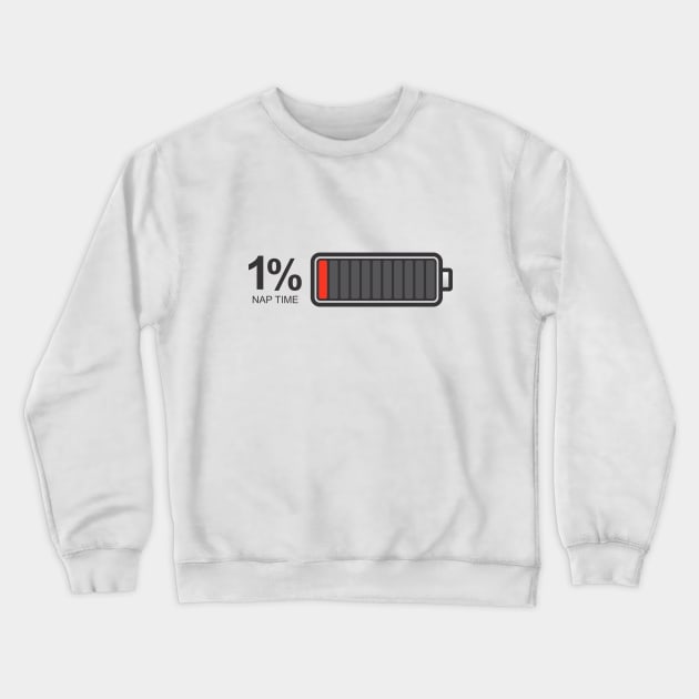 Nap Time Crewneck Sweatshirt by Dale Preston Design